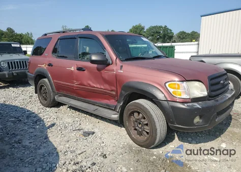 2004 Toyota Sequoia Sr5 from USA, damaged, VIN 5TDZT34AX4S233440